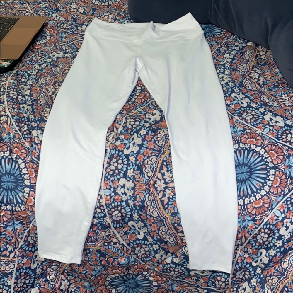 White Athletic Leggings